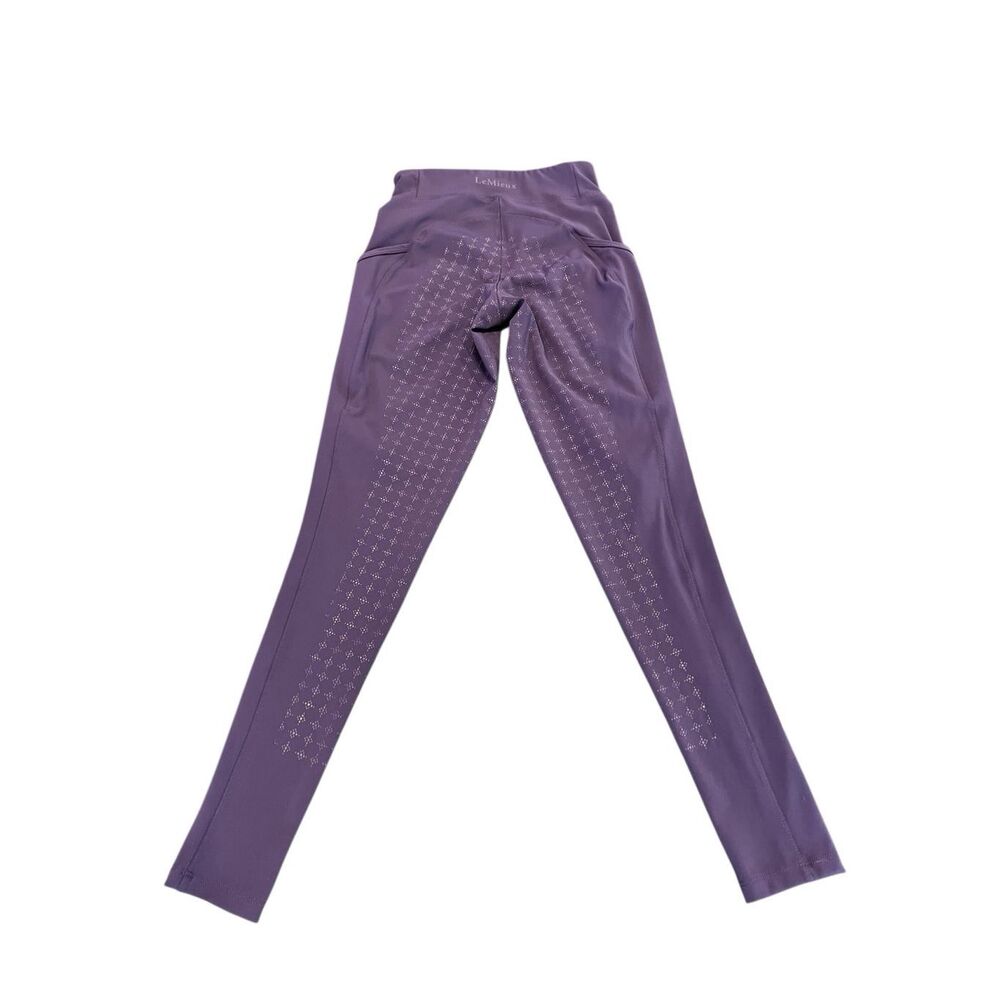 Le Mieux Women's Naomi Pull On Full Seat Breech Riding Pants Purple Size 2
